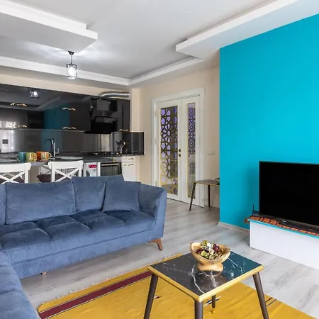 Peaceful Lux Apartment Wıth Pool Close To Tramway Daire Antalya